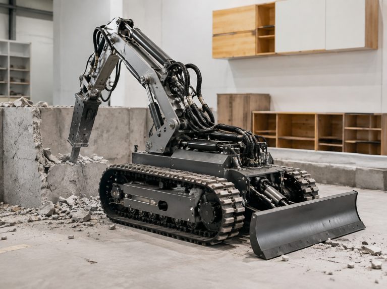 徽县破拆机器人专用履带底盘